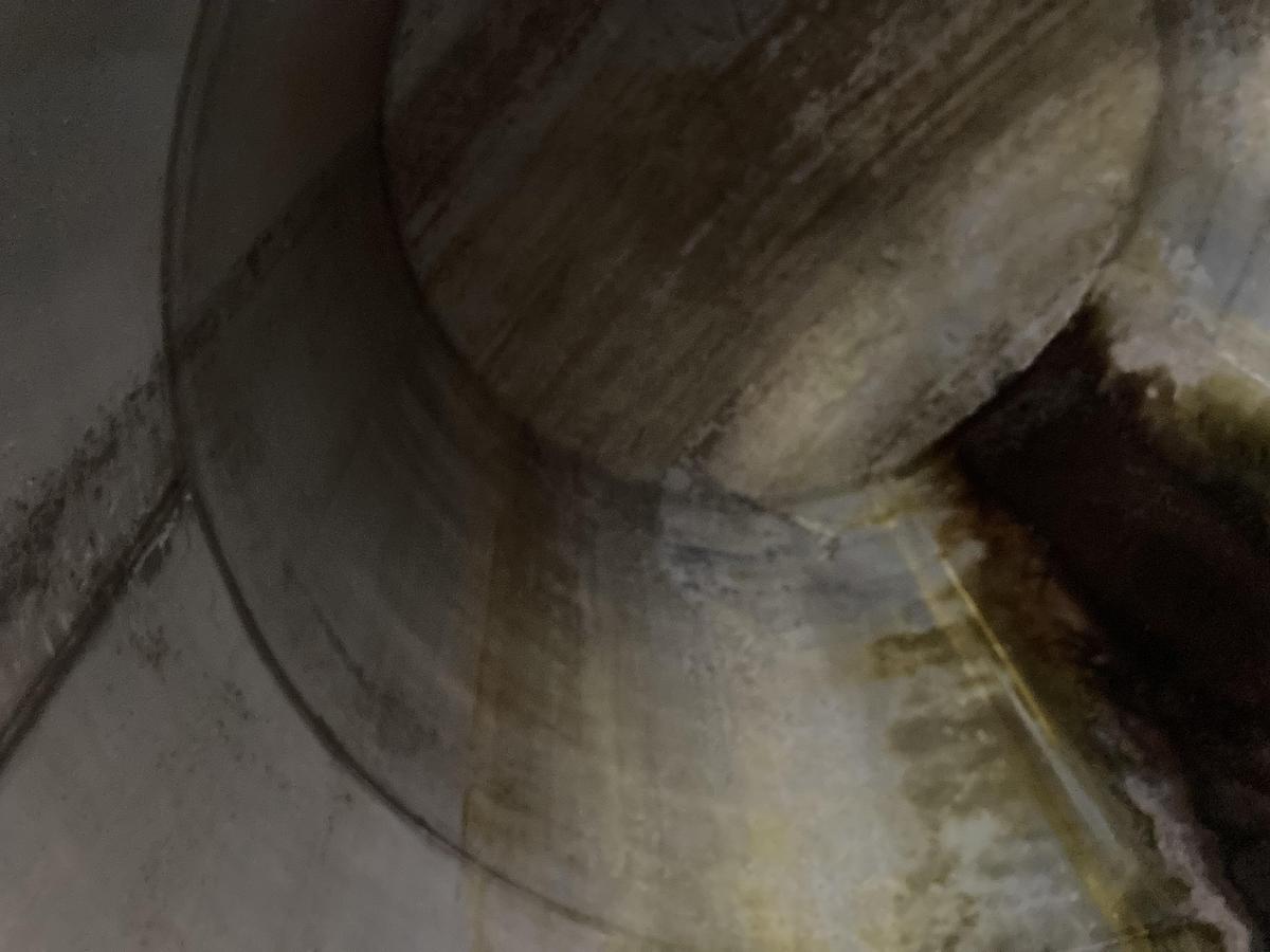 Used Capital City Iron Works 12,000 gallon 304 stainless steel horizontal tank