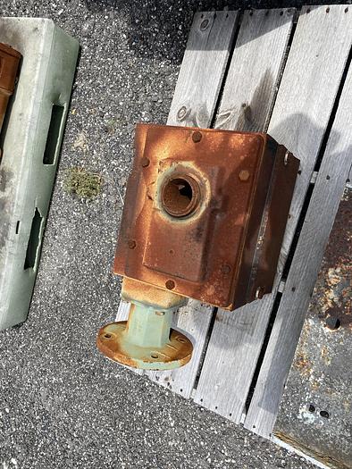 Used Used Right-Angle Drive with 12' long SS Shaft and Blades