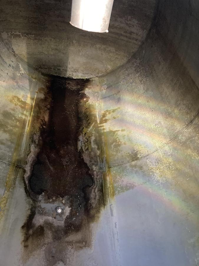 Used Capital City Iron Works 12,000 gallon 304 stainless steel horizontal tank