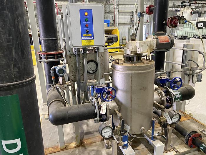 Used Used The Eliminator Automatic Self-Cleaning Strainer by Fluid Engineering UF dual strainer skid