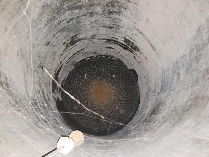 Used Used Buffalo Steel Div. approximately 17,000 gallon vertical carbon steel pressure tanks