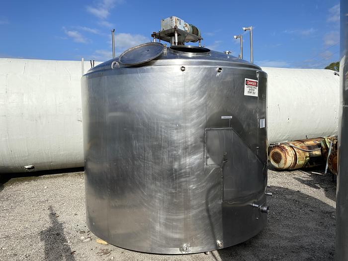 Used Used Girton 2000 gallon stainless steel batch processor