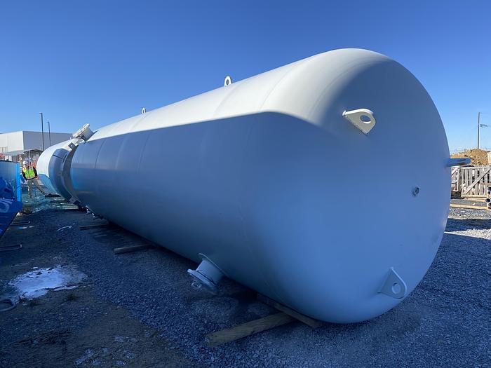 Unused Samuel Pressure Group 10,000 gallon vertical carbon steel pressure air receiver