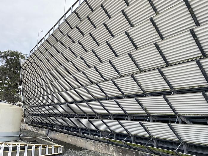 Used Used International Cooling Tower 3- Cell cross flow 5,899 ton FRP cooling tower