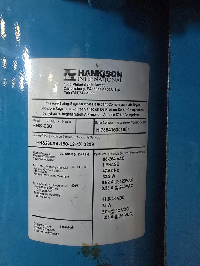 Used Used Atlas Copco Type ZT 37 VSD oil free air compressor