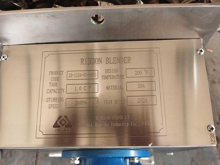 NEW 1 cu. ft. Double Ribbon Blender