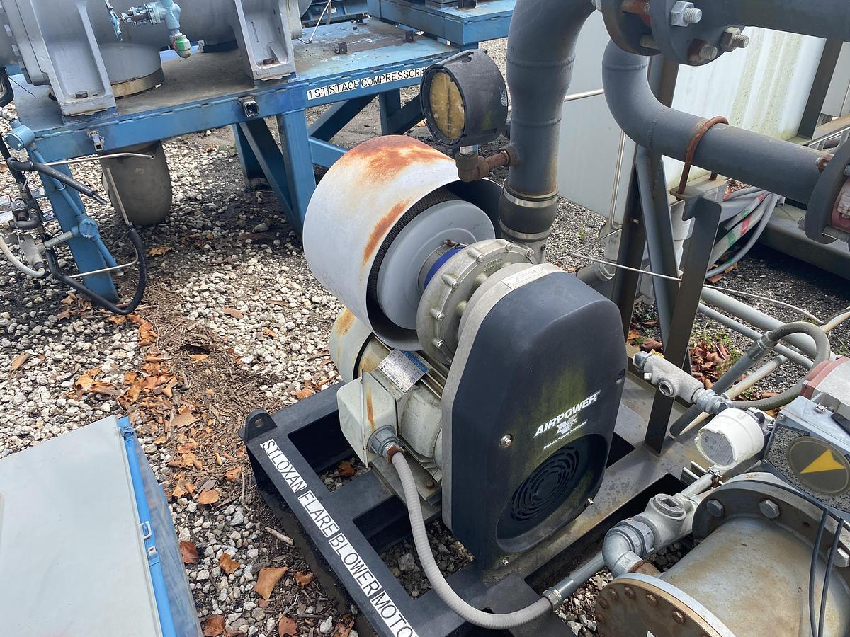 Used Used heater skid for regenerating dryer beds