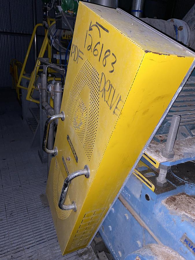 Used Used White Liquor Filtration System.  Consisting of an Andritz LimeWhite Model WLF3709 Rotary, pressurized precoat disc