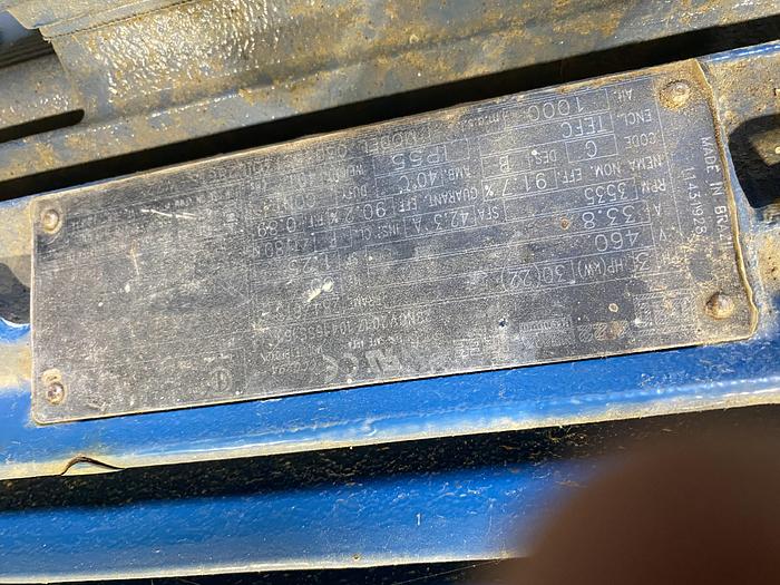 Used Used Goulds 3196 size 3X4-7 carbon steel centrifugal pump