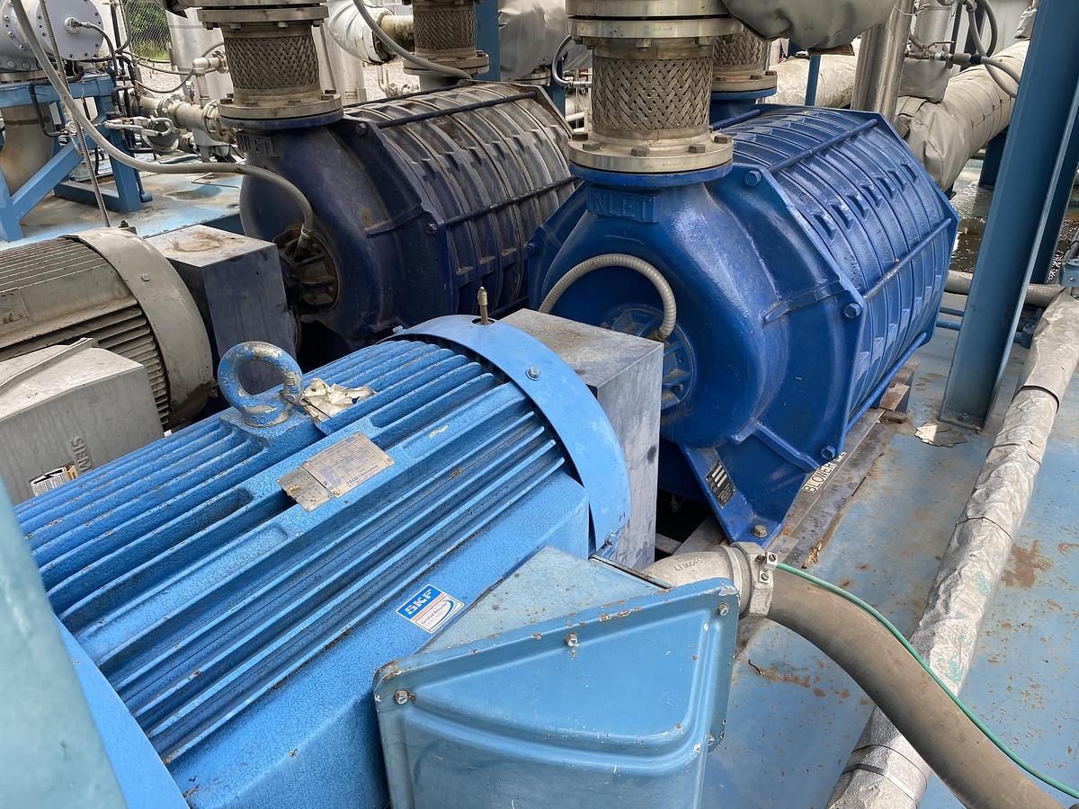Used Used HSI Model NT88408 11-stage centrifugal gas blower