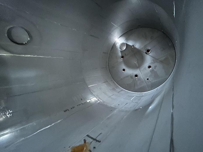 Used Used Bendel approximately 26,500 gallon 304 stainless steel vertical storage tank