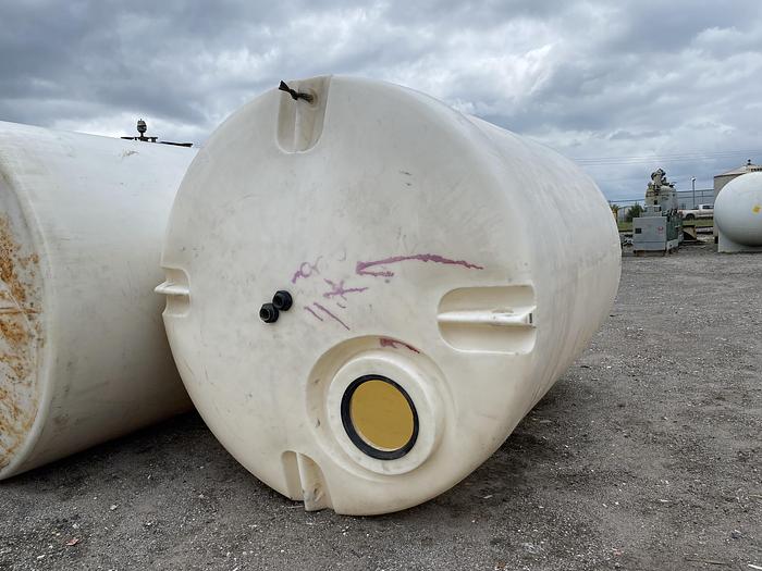 Used Used Ace Roto-Mold 4900 gallon poly tank with stand