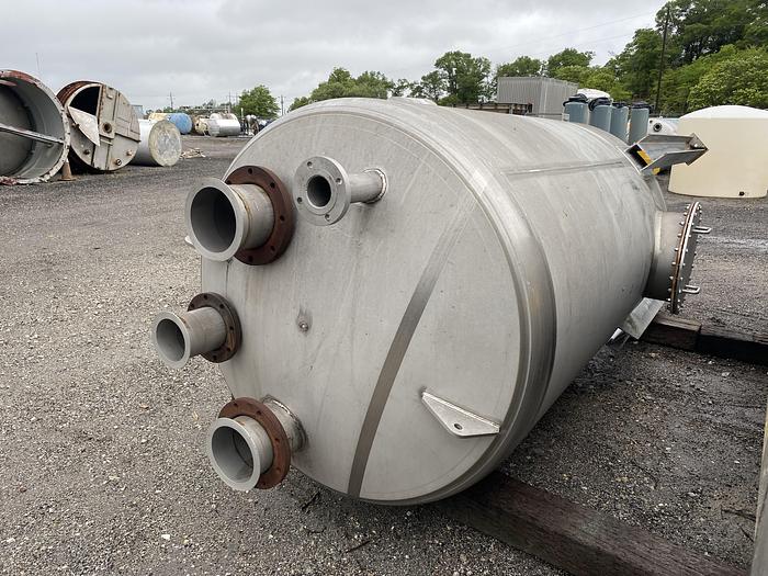 Unused Crown Iron Works Inc. approximately 1300 gallon 304 stainless steel vertical tank