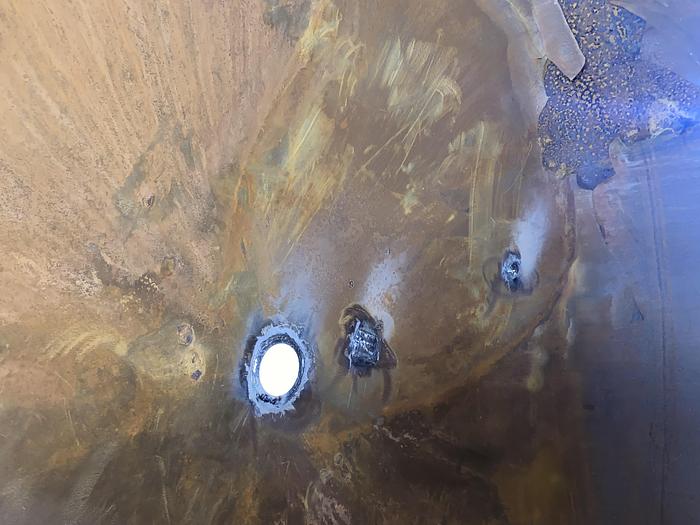 Used Used Buffalo Tank Division of Bethlehem Steel Corp. Approximately 6000 gallon carbon steel vertical air receiver.