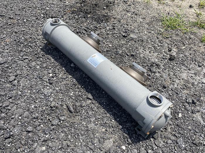 Used Used Standard Xchanger approximately 34 sq ft 316 stainless steel (4-Pass) shell and tube heat exchanger.