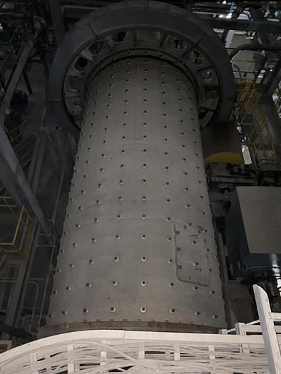 Used Used FFE Minerals single compartment tube mill wet grinding ball mill