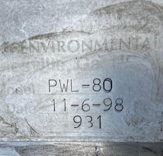 Used Used FRC Systems International LLC Model PWL-80 stainless steel DAF Unit