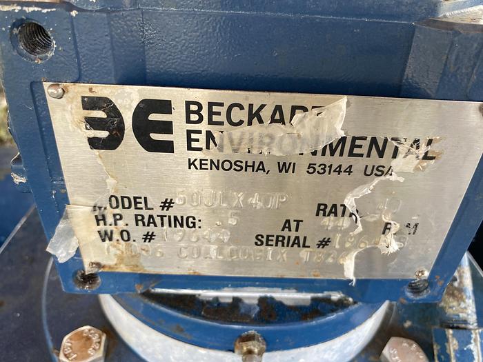 Used Used Beckart Environmental Inc. 2800 gallon vertical fiberglass mix tank