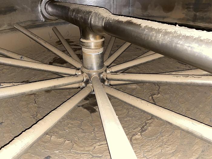 Used Used Culligan approximately 2,500 gallon stainless steel media tank