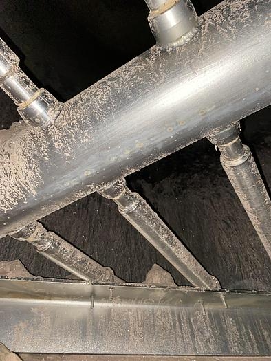 Used Used Tate Metalworks approximately 4,000 gallon 2205 duplex stainless steel vertical sand filter