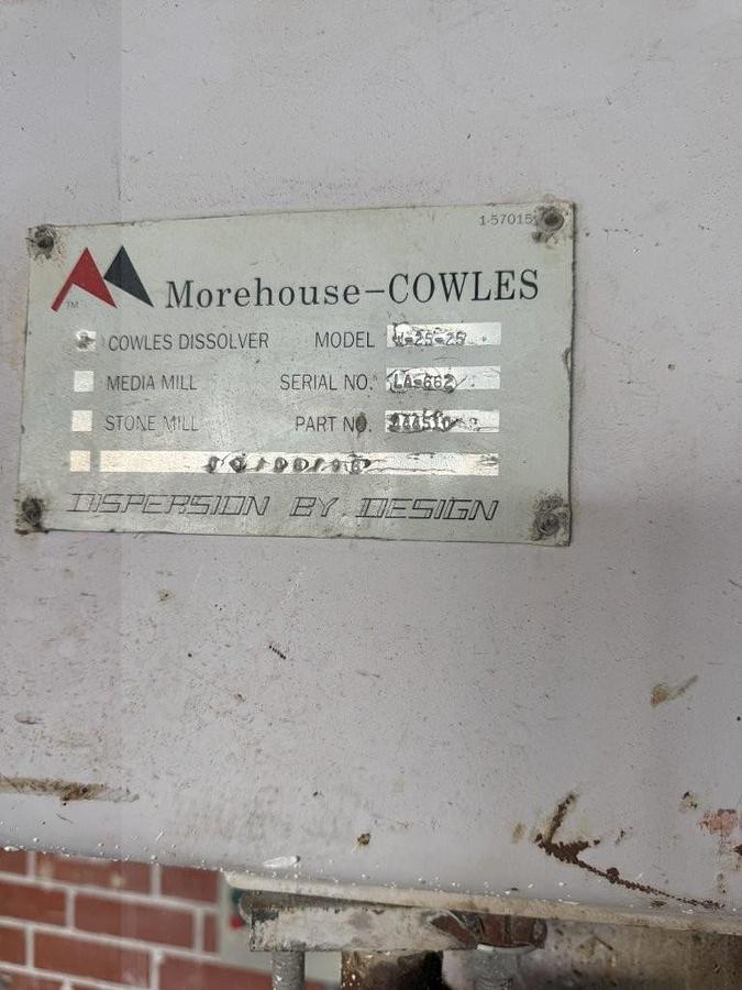 Used Used Morehouse Cowles Model W-25-25 dissolver