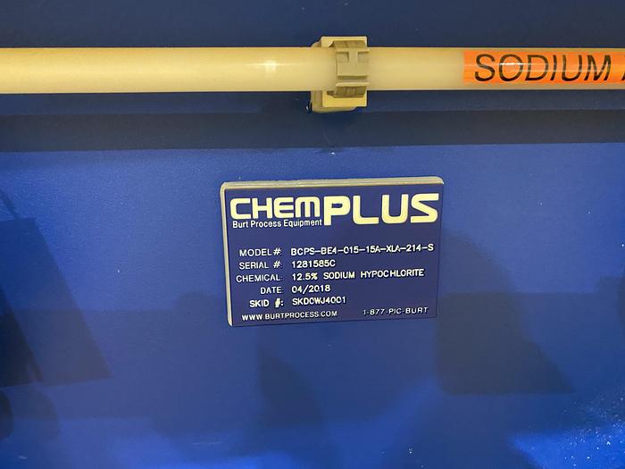 Used Used Sodium Hypochlorite dosing skid