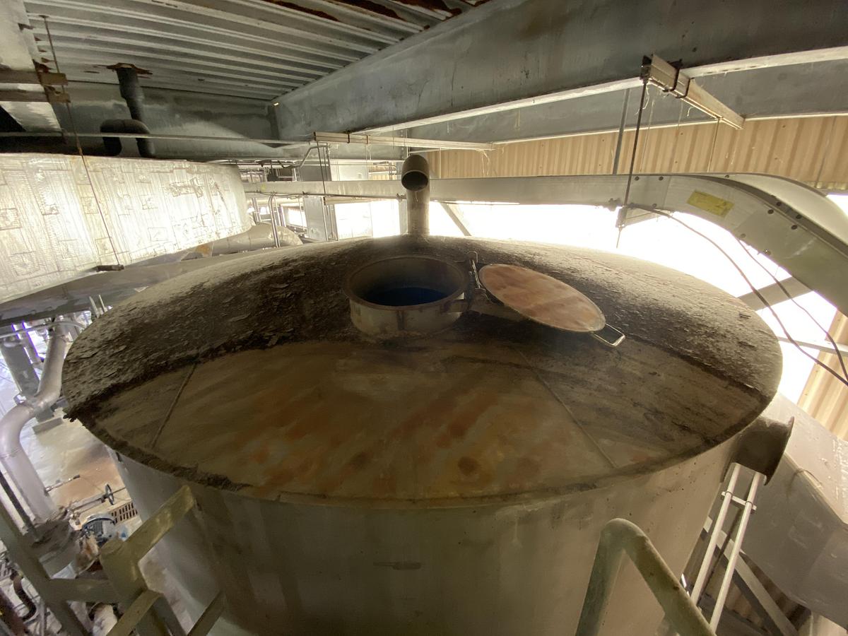 Used Used Erected Steel Products 16,000 gallon 316L stainless steel vertical tank