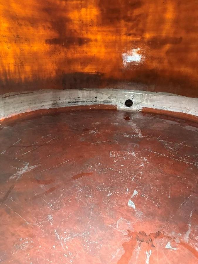 Used Used Augusta Fiberglass 25,000 gallon vertical fiberglass storage tank