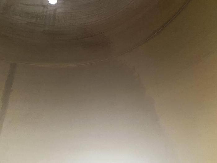 Used Used Wolfe Mechanical approximately 10,000 gallon 304L stainless steel vertical tank