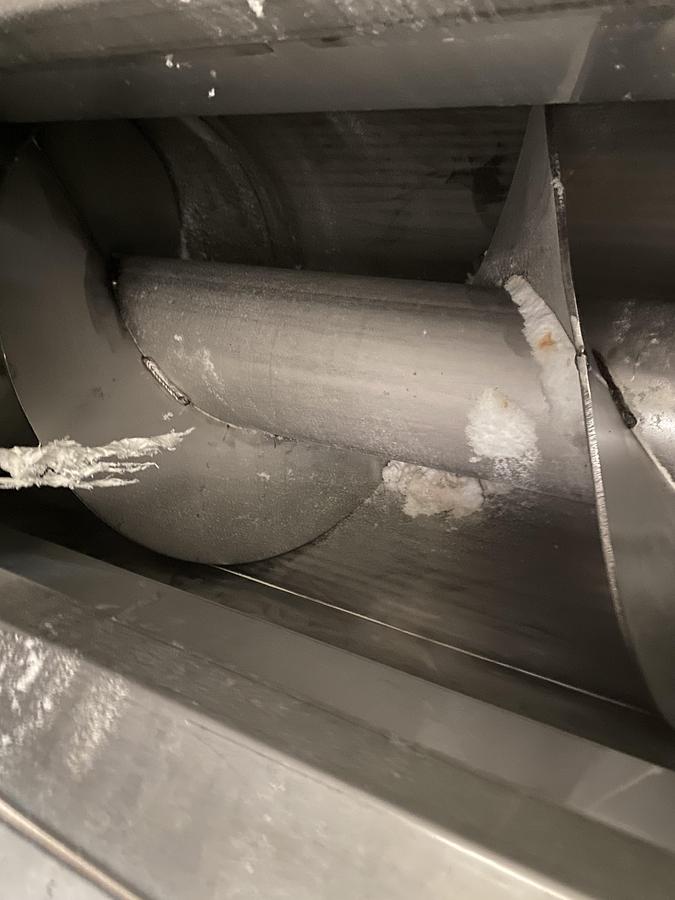 Used Used Thomas & Muller Systems LTD stainless steel screw conveyor