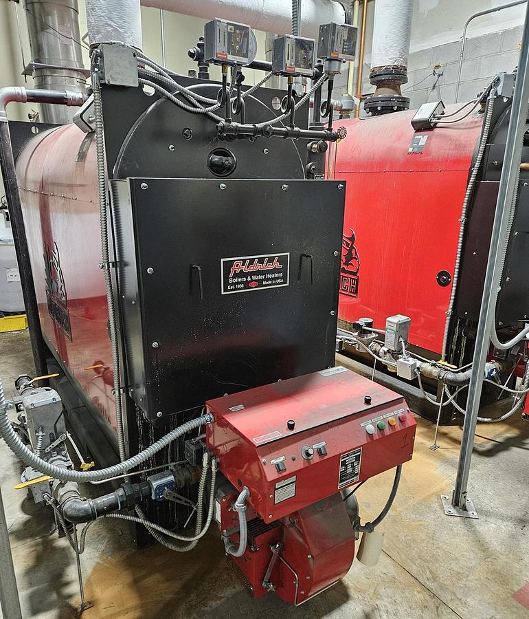 Used Used Aldrich Heat-Pak Model A3S5-85-G/A3S5R-C-85-G 85HP low pressure, hot water boilers