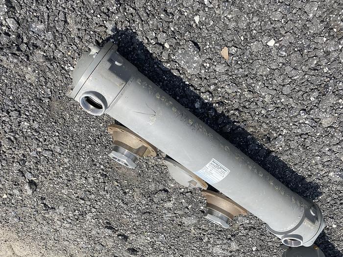 Used Used Standard Xchanger approximately 34 sq ft 316 stainless steel (4-Pass) shell and tube heat exchanger.