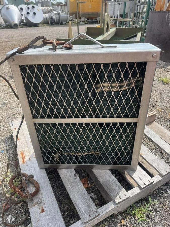 Used Used Highland Tank approximately 300 gallon rectangular carbon steel oil/water separator tank