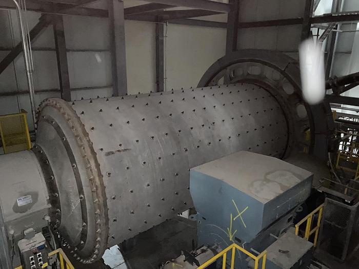 Used Used FFE Minerals single compartment tube mill wet grinding ball mill