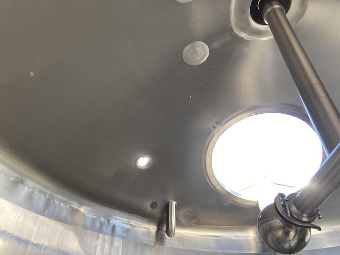 Used Cherry Burrell approximately 1500 gallon 304 stainless steel jacketed processor