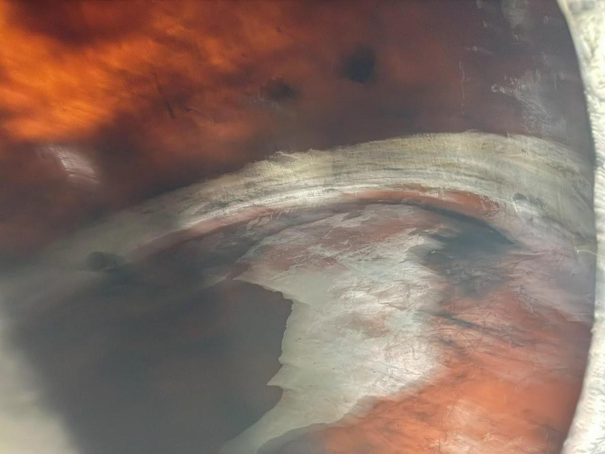 Used Used Augusta Fiberglass 25,000 gallon vertical fiberglass storage tank