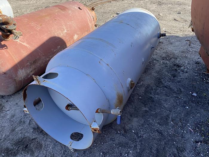 Used Used Steel Fabricators approximately 300 gallon vertical carbon steel air receiver