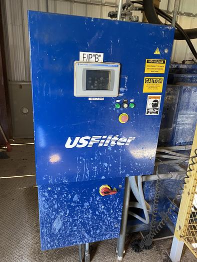 Used US Filter Press 100 cu. ft. recessed plate J-Press. Model: 1200M32-82-100SYHC