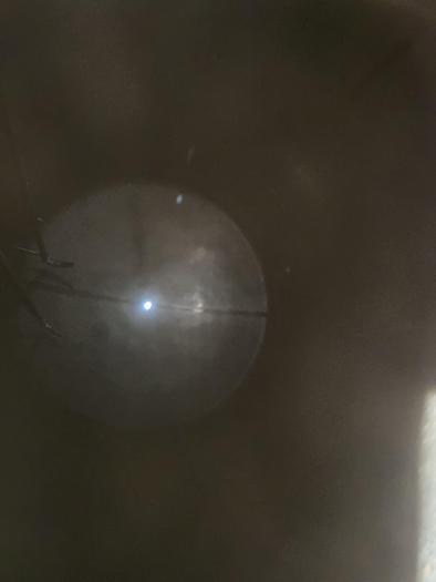 Used Crown Iron Works Co. 6000 gallon 316L stainless steel vertical pressure tank