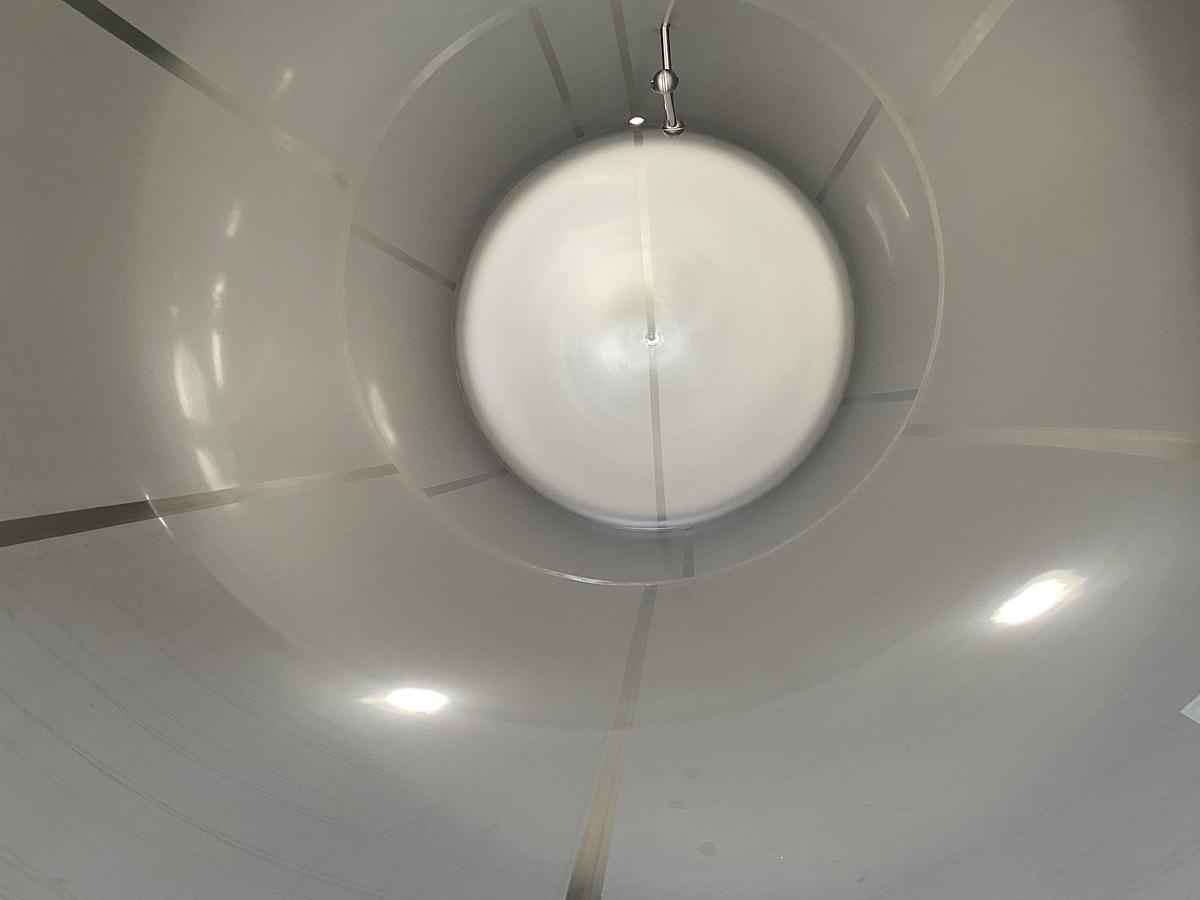 Used Used Walker 7000 gallon 304L Model HHT, horizontal insulated tank.