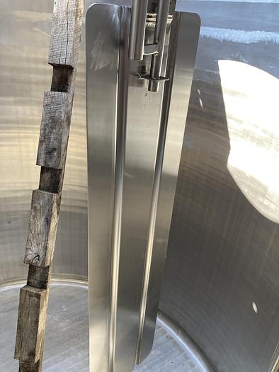 Used Cherry Burrell approximately 1500 gallon 304 stainless steel jacketed processor