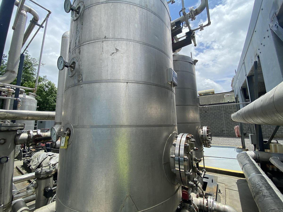 Used Used Industrial Piping Gas Dryer Skid