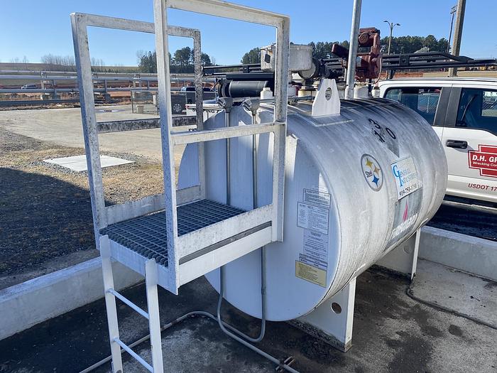 Used Used General Industries approximately 500 gallon FireGuard horizontal fuel tank.