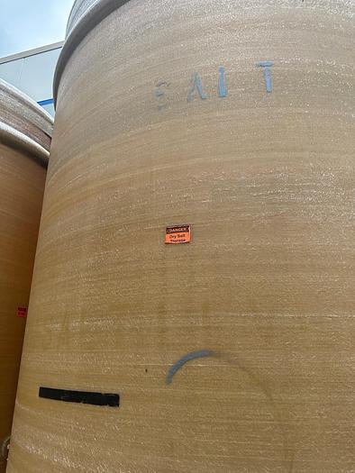 Used Used Justin Tanks Inc.  approximately 12,500 gallon fiberglass vertical storage tank