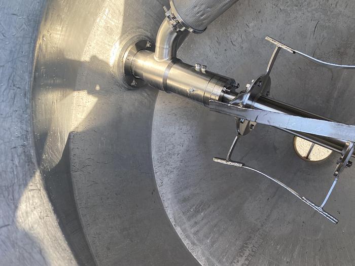 Used Used Gemco 10 cu ft 316 stainless steel double cone formulator