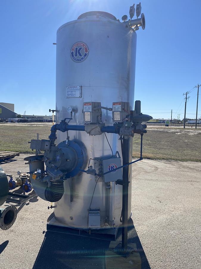 Used KEMCO Gas Fired Thermefficient-100 Patented Oxygen Stripping Direct Contact Water Heater