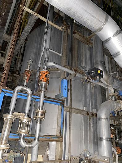 Used Used Tate Metalworks approximately 4,000 gallon 2205 duplex stainless steel vertical sand filter