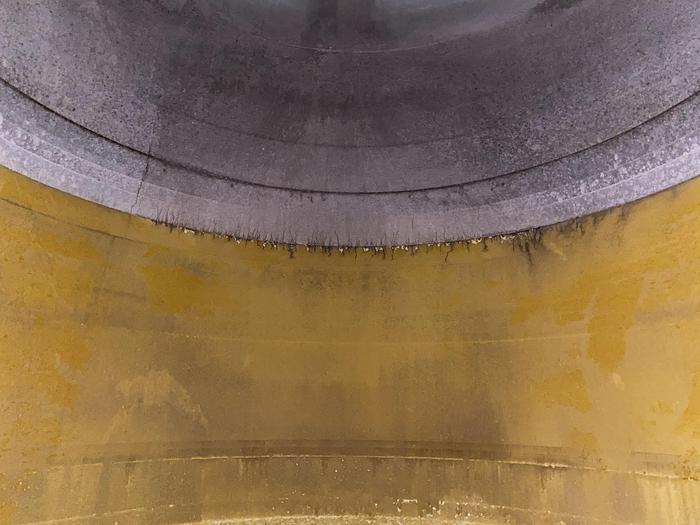 Used Used Gaston County approximately 8000 gallon 304 stainless steel vertical tank