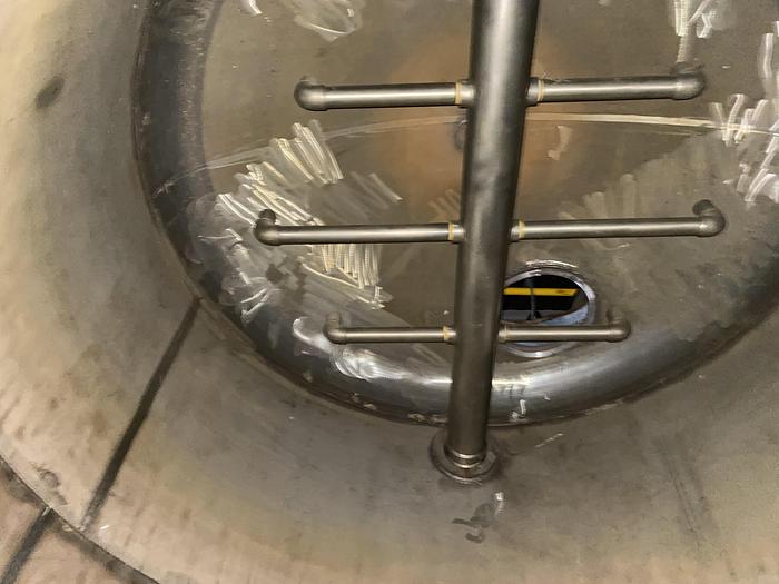 Used Used Culligan approximately 2,500 gallon stainless steel media tank