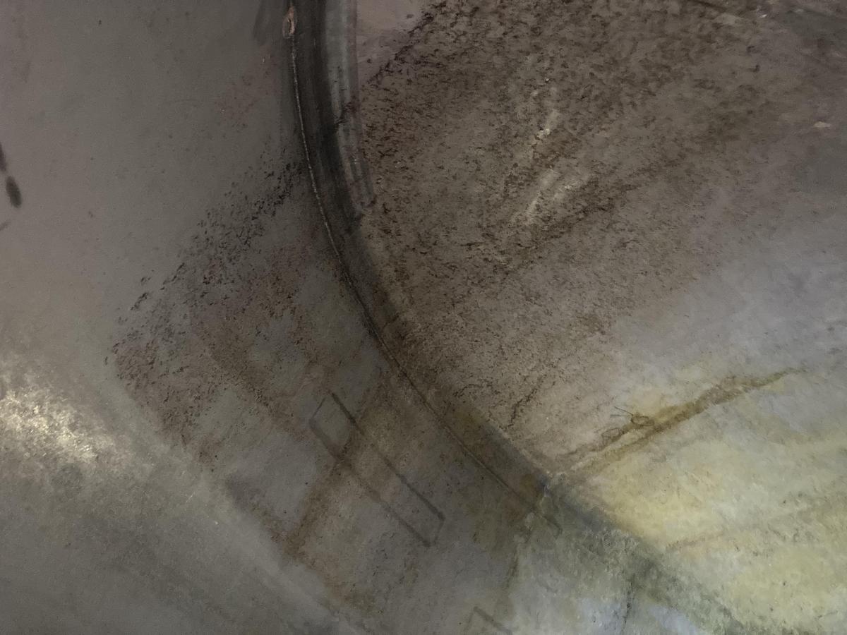 Used Capital City Iron Works 12,000 gallon 304 stainless steel horizontal tank